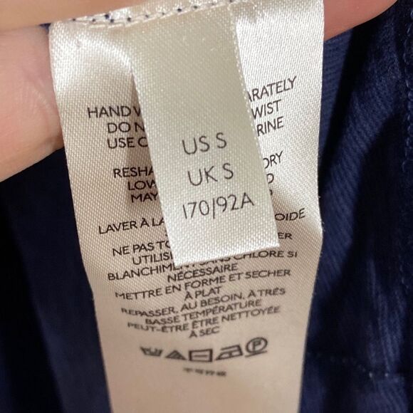 Free People | Blue Embroidered V Neck Sleeveless Top Size Small - Picture 6 of 8